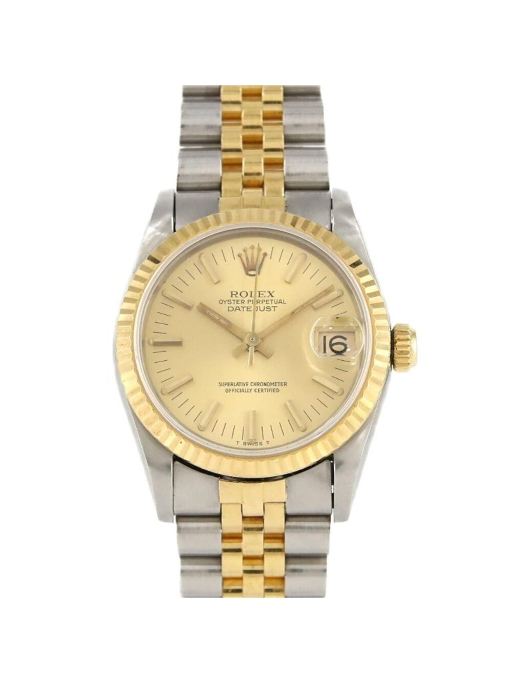 Rolex Datejust Automatic Watch Gold